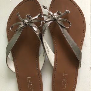 Good as new LOFT flip flops